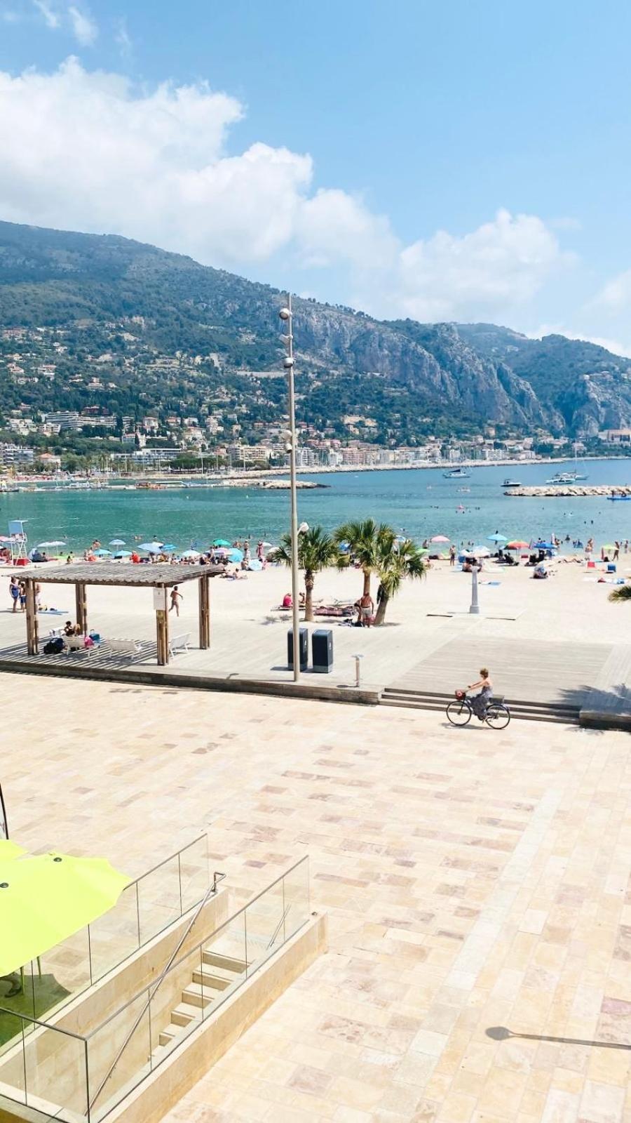 Les Rivages 2P Terrasse Parking Apartment Menton Exterior photo