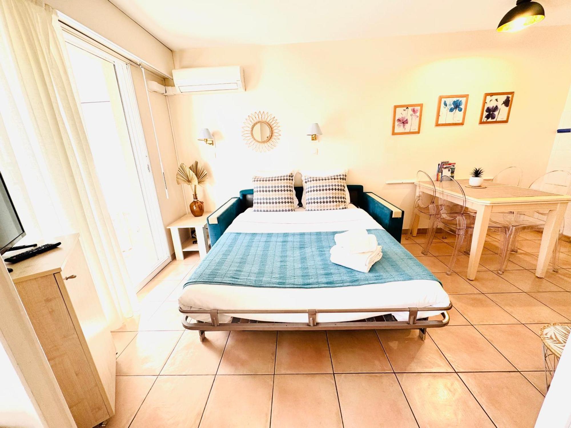 Les Rivages 2P Terrasse Parking Apartment Menton Exterior photo