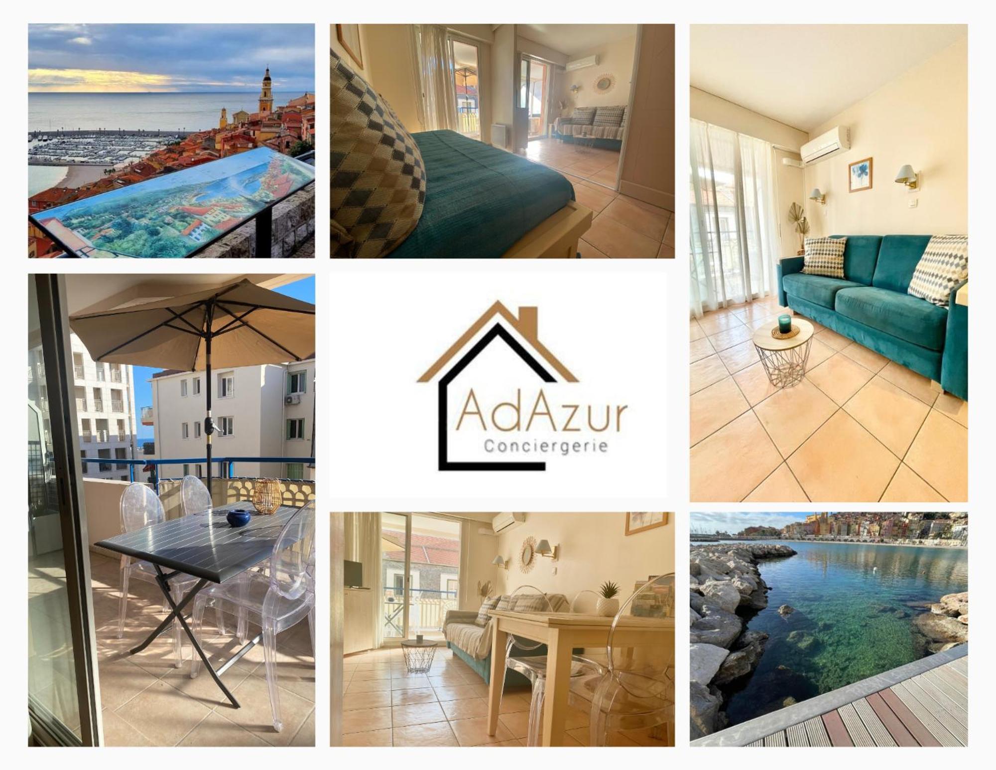 Les Rivages 2P Terrasse Parking Apartment Menton Exterior photo
